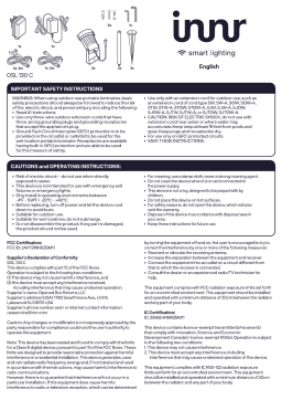 Innr IM OSL 130 C-17 Smart Lighting Manuel utilisateur