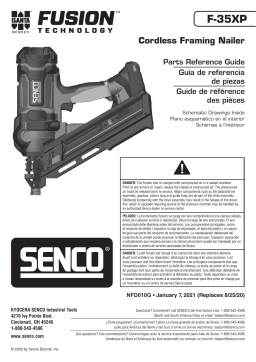 Senco F-35XP Cordless Framing Nailer Mode d'emploi