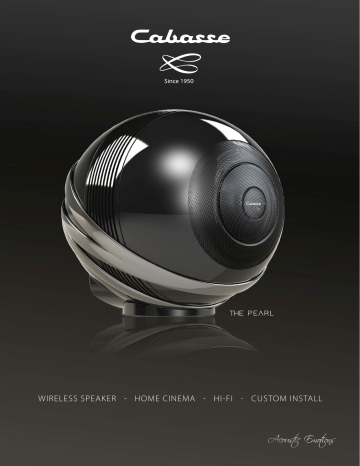 CABASSE The Pearl An Active High Resolution Connected Speaker Manuel du propriétaire | Fixfr