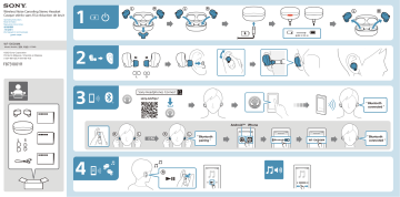 Sony WF-1000XM4 Wireless Noise Canceling Stereo Headset Mode d'emploi | Fixfr