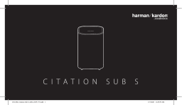 Harman Kardon Citation Sub S Wireless Subwoofer Mode d'emploi
