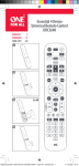 ONE Essential 4 Device Universal Remote Control URC3640 Mode d'emploi
