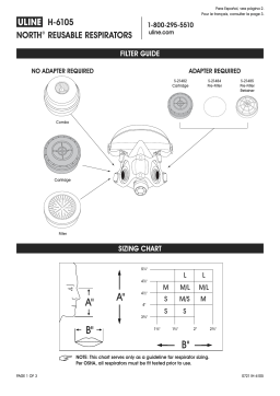 Uline H-6105 North Reusable Respirators Mode d'emploi