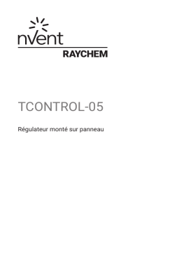 Raychem TCONTROL-05 Installation manuel
