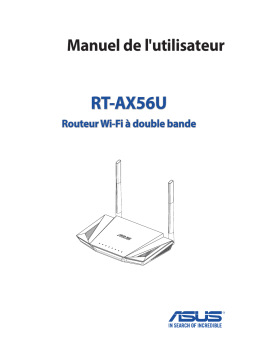 Asus RT-AX56U 4G LTE / 3G Router Manuel utilisateur