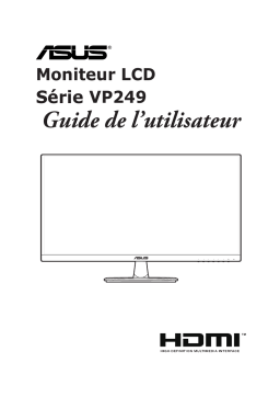 Asus VP249HV Monitor Mode d'emploi