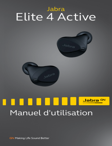 Elite 4 Active - Black | Elite 4 Active - Mint | Elite 4 Active - Navy | Jabra Elite 4 Active Manuel utilisateur | Fixfr
