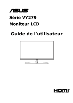 Asus VY279HE-W Monitor Mode d'emploi