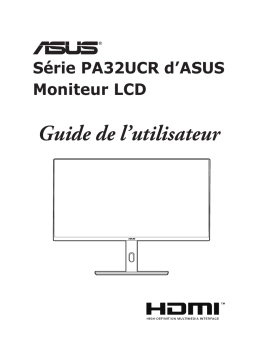Asus ProArt Display PA32UCR Monitor Mode d'emploi