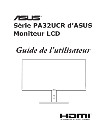 Asus ProArt Display PA32UCR Monitor Mode d'emploi | Fixfr