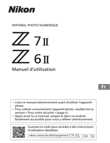 Nikon Z 6II Manuel utilisateur | Fixfr