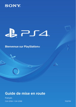 Sony PS4 CUH-2216A Guide de démarrage rapide