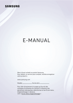 Samsung QN75Q72AAF Manuel utilisateur