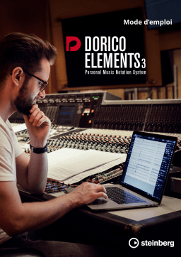Steinberg Dorico Elements 3 Manuel utilisateur