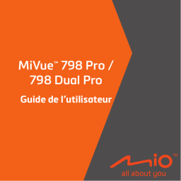 Mio MiVue 798 Pro Manuel utilisateur