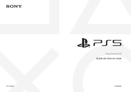 Sony PS5 CFI-1016A Guide de démarrage rapide