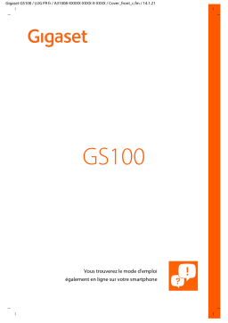 Gigaset GS100 Manuel utilisateur