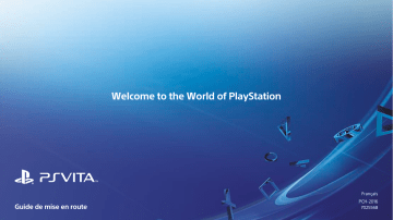 Sony PlayStation Vita PCH-2016 Mode d'emploi | Fixfr
