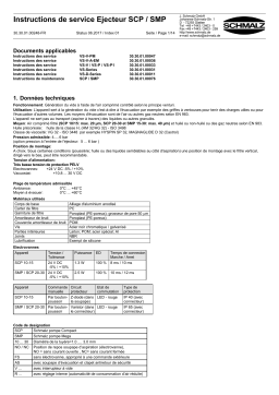 Schmalz  SMP 15 NC AS Compact ejector "MEGA PUMP" power blow-off function  Mode d'emploi