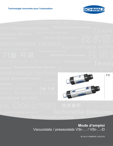 Schmalz  VS-MONT 76.5x19 VSi FXP-FMP Vacuum switch (inst)  Mode d'emploi | Fixfr