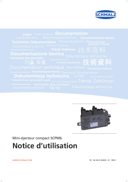 Schmalz  SCPMb 10 S04 NO AAH Mini-pump, compact ejector minimum size  Mode d'emploi