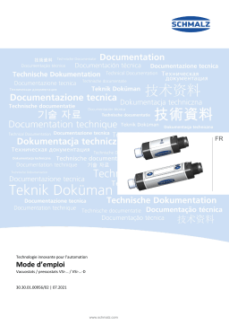 Schmalz  VSi VP8 D M8-4 Vacuum and pressure switch digital output signals and IO-Link function  Mode d'emploi