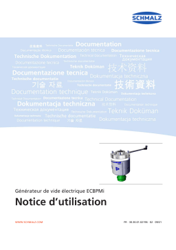 Schmalz  ROB-SET ECBPMi OMRON Complete set for connecting and integrating the CobotPump ECBPMi to lightweight robots  Mode d'emploi