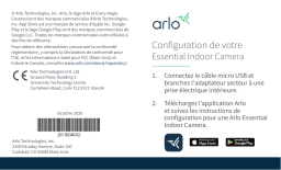 Arlo Essential Indoor Camera (VMC2040) Guide de démarrage rapide