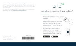 Arlo Pro 3 (VMC4040P) Guide de démarrage rapide