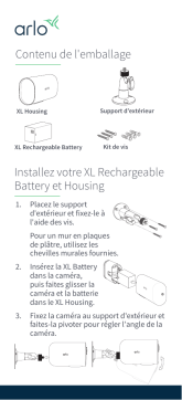 Arlo XL Rechargeable Battery (VMA5410) Guide de démarrage rapide