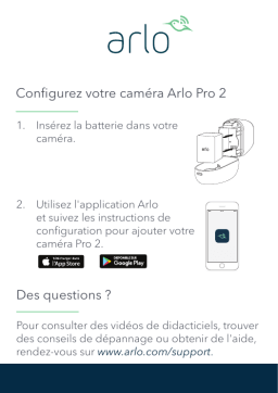 Arlo Pro 2 (VMC4030P) Guide de démarrage rapide