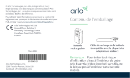 Arlo Doorbell Wire-Free Battery Charger(VMA2400) Guide de démarrage rapide