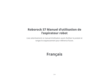 Roborock S7 Manuel du propriétaire | Fixfr