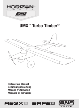 Horizon UMX Turbo Timber Manuel utilisateur