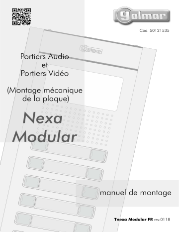 Golmar TNEXA MODULAR ML REV.0118 Manuel du propriétaire | Fixfr