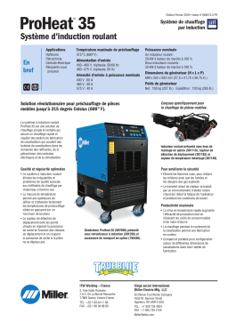 Miller ProHeat™ 35 Liquid-Cooled Rolling Inductor spécification