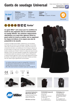 Miller Universal Welding Gloves spécification