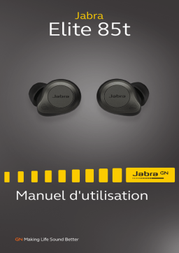 Jabra Elite 85t True Wireless Manuel utilisateur