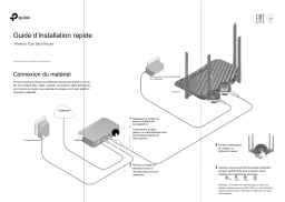 TP-LINK Routeur WiFi AC1200 Mbps Manuel utilisateur