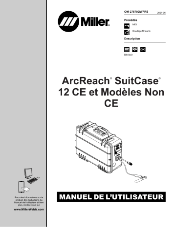 Miller ARCREACH SUITCASE 12 Manuel utilisateur | Fixfr