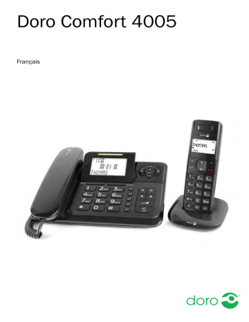 Doro Comfort 4005 Téléphone Filaire Manuel utilisateur | Fixfr