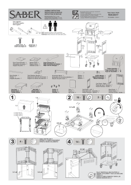 Saber R33CC0317 Bbq And Gas Grill Guide d'installation