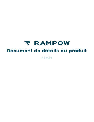 Rampow Câble USB C vers Lightning 1M spécification | Fixfr