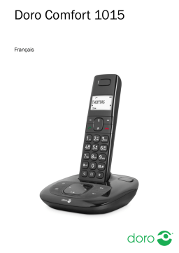 Doro Comfort 1015 Duo Téléphone sans Fil DECT Manuel utilisateur