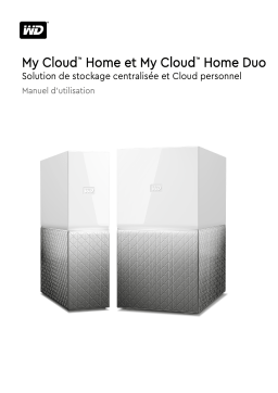Western Digital WD My Cloud Home Duo Cloud Personnel à 2 baies Manuel utilisateur