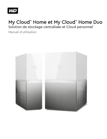 Western Digital WD My Cloud Home Duo Cloud Personnel à 2 baies Manuel utilisateur | Fixfr
