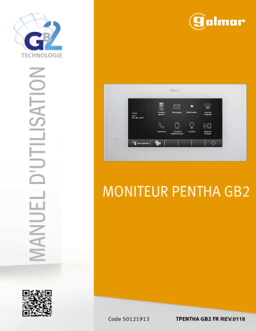 Golmar TPENTHA GB2 ML REV.0118 Manuel du propriétaire | Fixfr