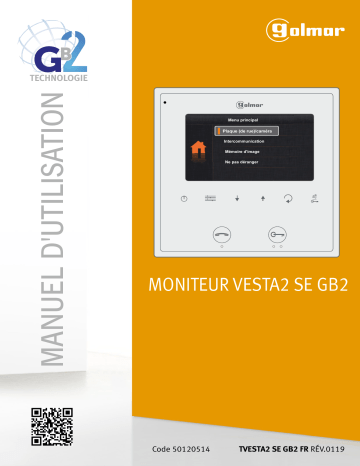 Golmar TVESTA2 SE GB2 ML REV.0119 Manuel du propriétaire | Fixfr