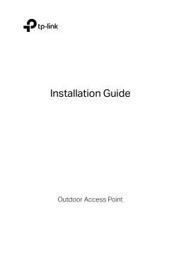 TP-LINK EAP110-Outdoor Point d'accès extérieur Wi-Fi N 300 Mbps Manuel utilisateur