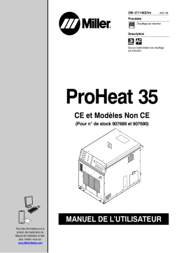 Miller PROHEAT 35 ce 907689, 907690 Manuel utilisateur